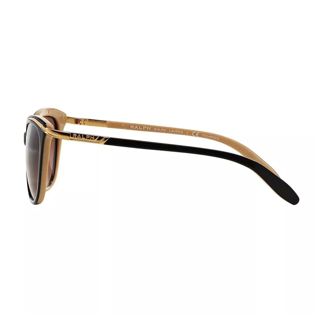 Ralph Lauren sunglasses 5203 1090T5 Black Plastic Sunglasses Brown Gradient - Picture 12 of 16